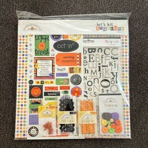 Doodlebug Design Halloween Scrapbooking Kit 12x12 NWT